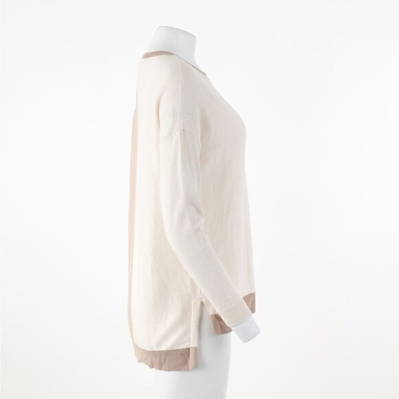 Anne Klein Colorblock Crewneck Sweater - Picture 5 of 5